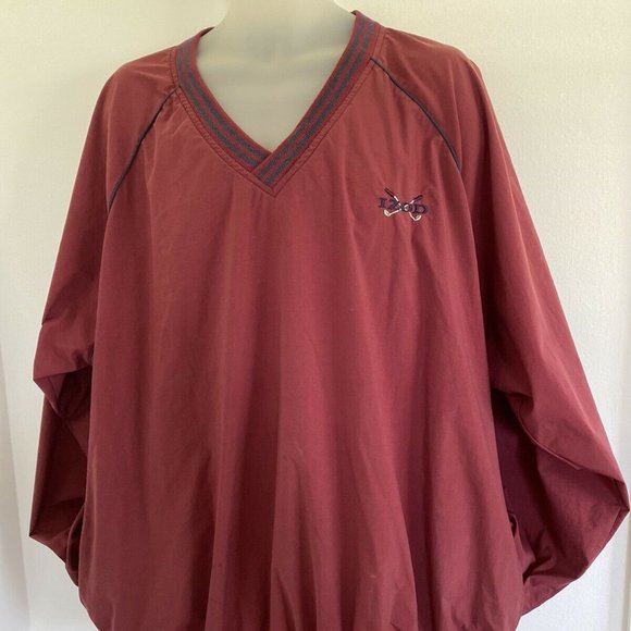 Izod Other - Vintage Izod Wind Breaker Golf V-neck Burgundy